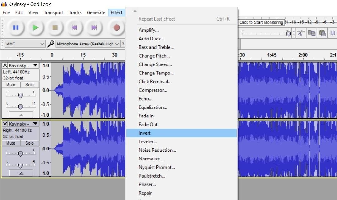 Audacity Vocal Remover Plugin Download